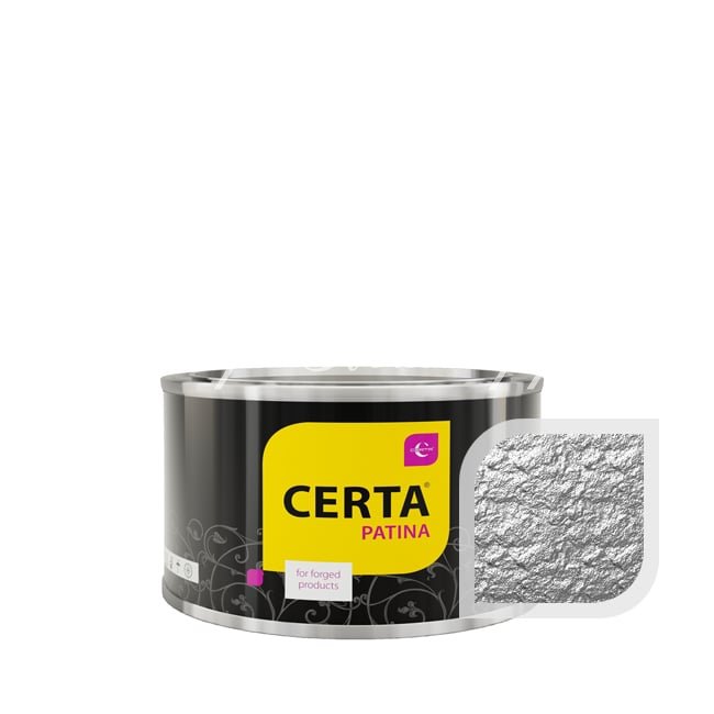 Краска т/с Патина  серебро (0,08 кг.) CERTA